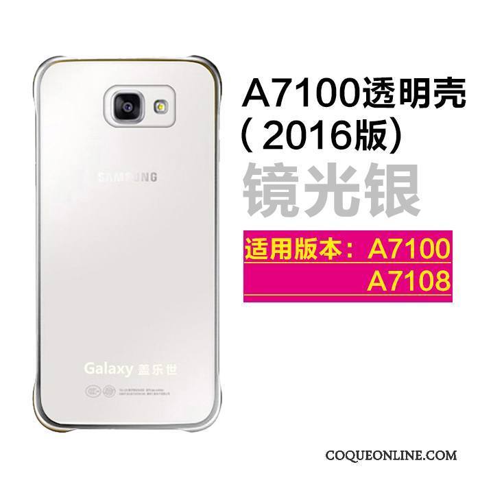 Samsung Galaxy A5 2016 Coque Protection Étui En Cuir Authentique Or Rose Transparent Étoile Couvercle Arrière