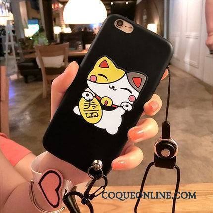 Samsung Galaxy A5 2016 Coque Tendance Petit Chat Noir Richesse Ornements Suspendus Rouge