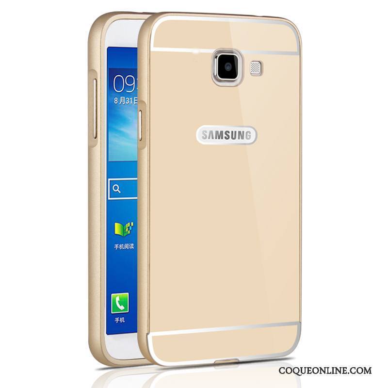 Samsung Galaxy A5 2016 Coque Étui Border Métal Incassable Protection Noir Étoile