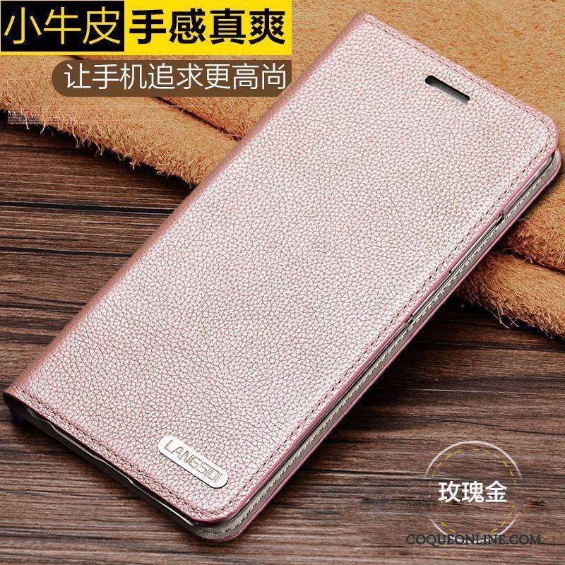 Samsung Galaxy A5 2016 Cuir Petit Fluide Doux Étoile Coque De Téléphone Cuir Véritable Clamshell