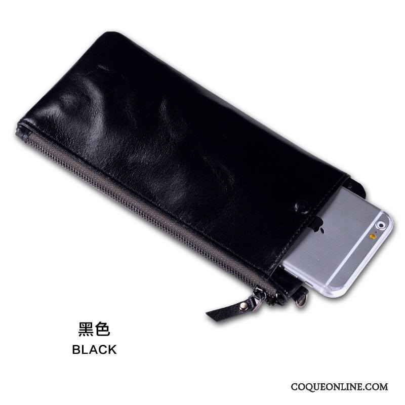 Samsung Galaxy A5 2016 Cuir Véritable Téléphone Portable Sac Étoile Portefeuille Coque De Téléphone Noir
