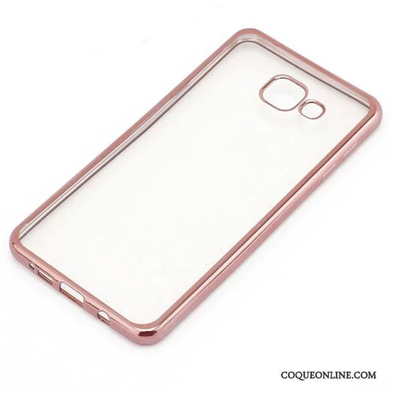 Samsung Galaxy A5 2016 Incassable Or Coque De Téléphone Transparent Fluide Doux Étoile Protection