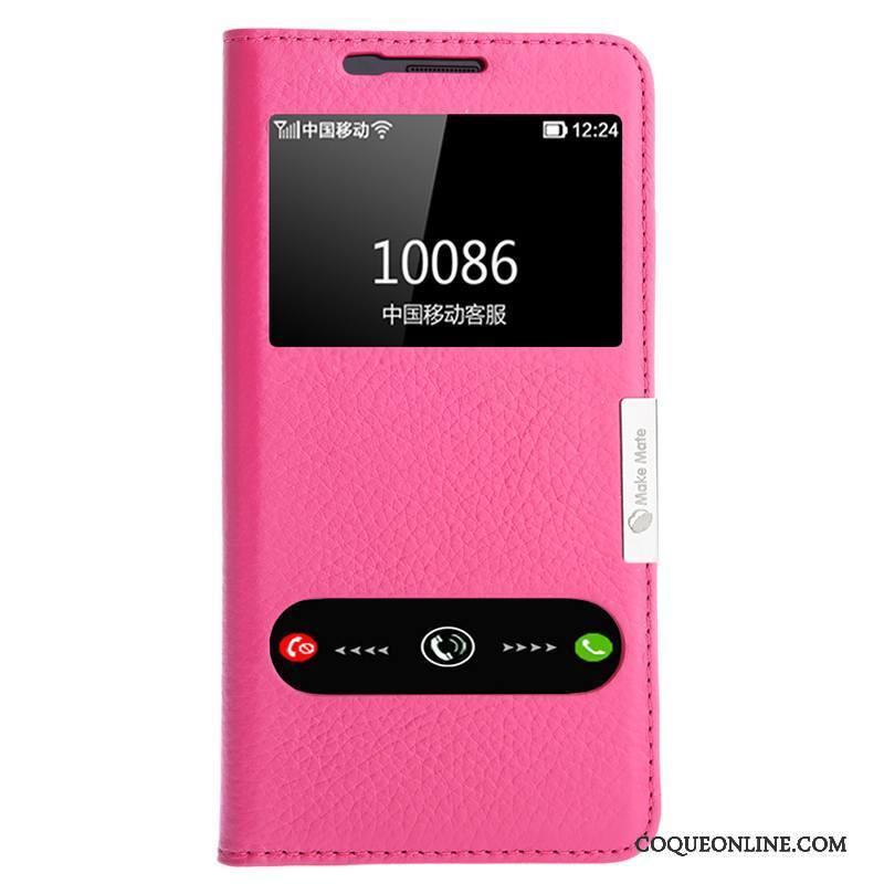 Samsung Galaxy A5 2016 Mesh Coque Rouge Étui Étoile Téléphone Portable Cuir Véritable