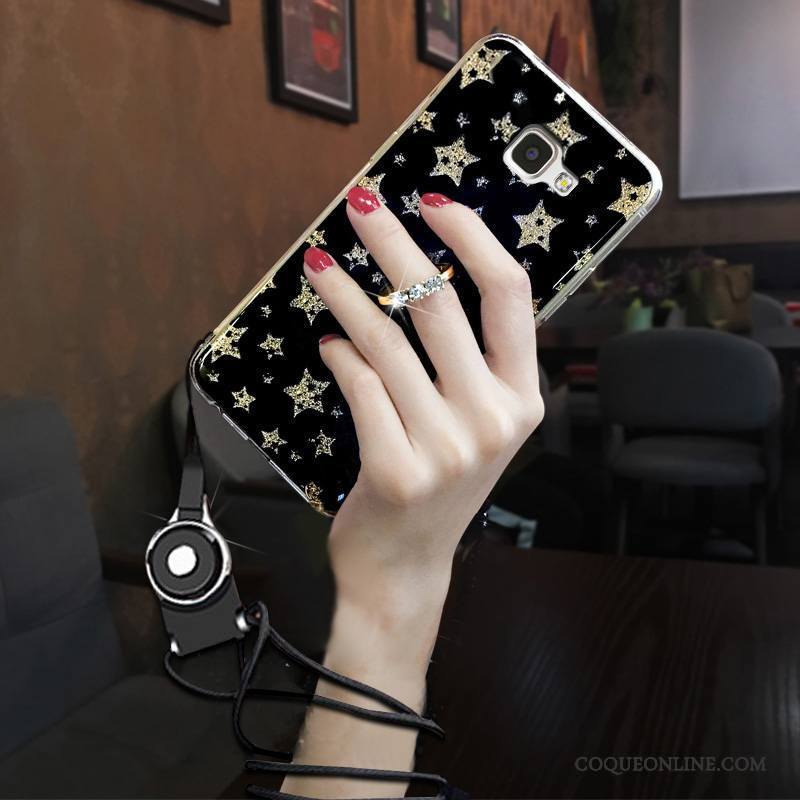Samsung Galaxy A5 2016 Noir Créatif Étui Étoile Coque De Téléphone À Franges Personnalité