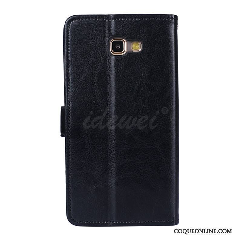 Samsung Galaxy A5 2016 Protection Téléphone Portable Coque De Téléphone Étui Étui En Cuir Étoile Bleu