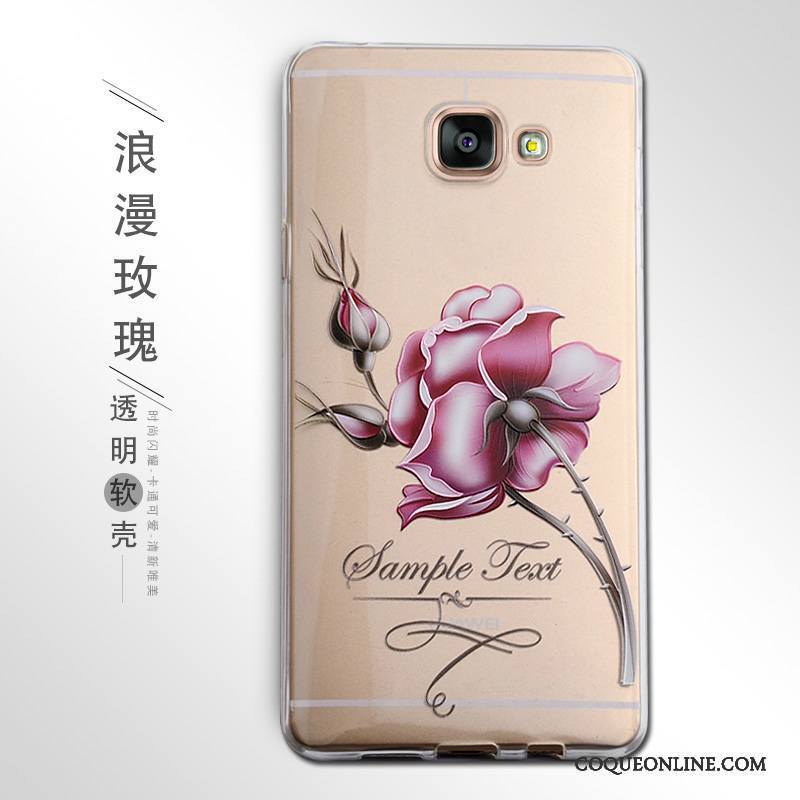 Samsung Galaxy A5 2016 Rose Coque De Téléphone Protection Tout Compris Étoile Téléphone Portable Gaufrage