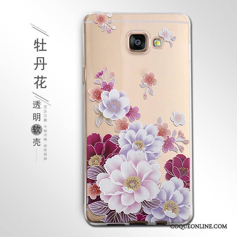 Samsung Galaxy A5 2016 Rose Coque De Téléphone Protection Tout Compris Étoile Téléphone Portable Gaufrage
