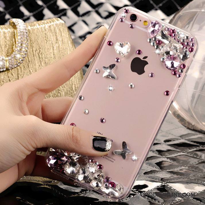 Samsung Galaxy A5 2016 Rose Étoile Strass Coque De Téléphone Tendance Transparent