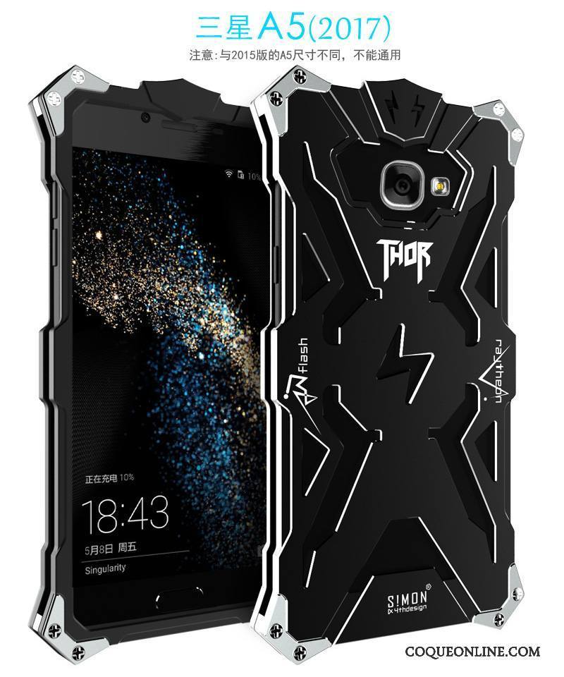 Samsung Galaxy A5 2017 Border Étui Coque De Téléphone Tendance Étoile Incassable Métal