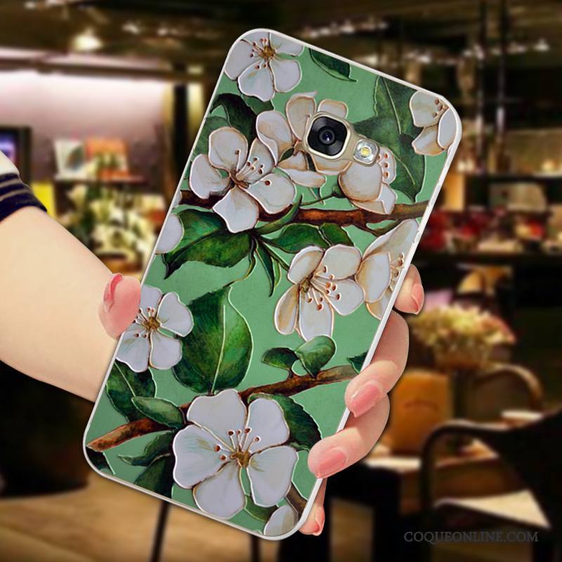 Samsung Galaxy A5 2017 Fleur Tout Compris Silicone Protection Coque De Téléphone Incassable Étoile