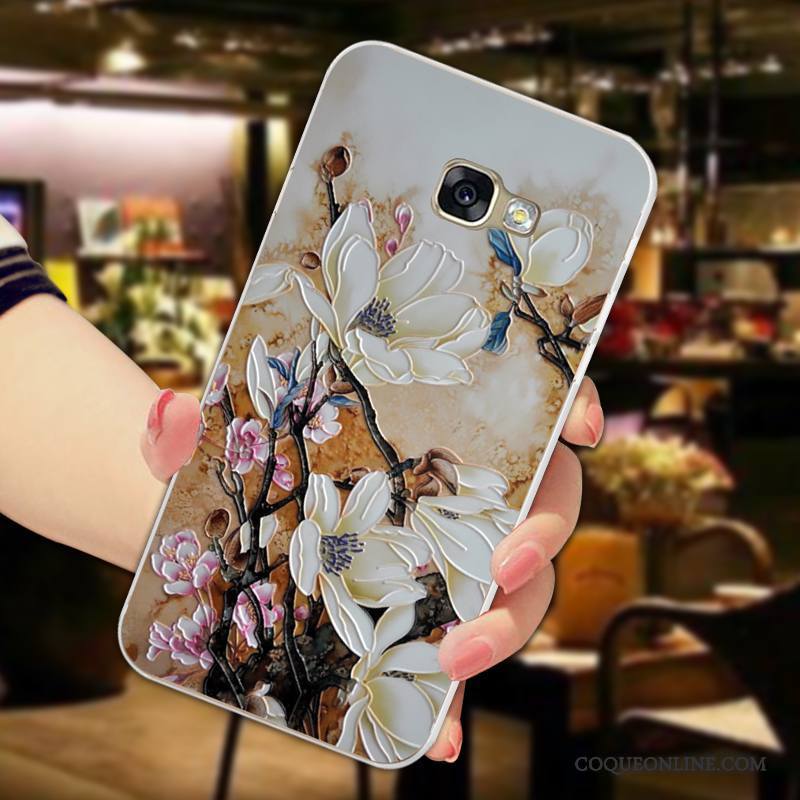 Samsung Galaxy A5 2017 Fleur Tout Compris Silicone Protection Coque De Téléphone Incassable Étoile