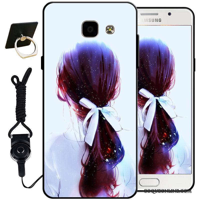 Samsung Galaxy A5 2017 Fluide Doux Tout Compris Protection Silicone Coque De Téléphone Gaufrage Étoile