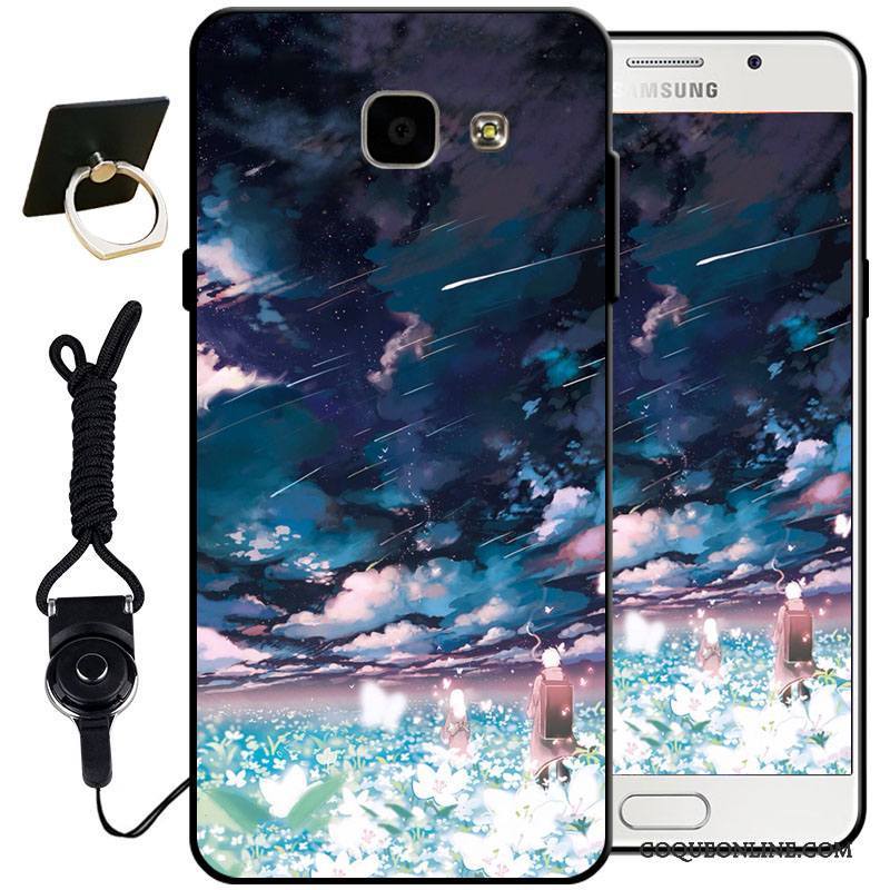 Samsung Galaxy A5 2017 Fluide Doux Tout Compris Protection Silicone Coque De Téléphone Gaufrage Étoile