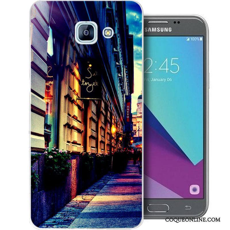 Samsung Galaxy A5 2017 Protection Fluide Doux Coque De Téléphone Silicone Incassable Étui Peinture