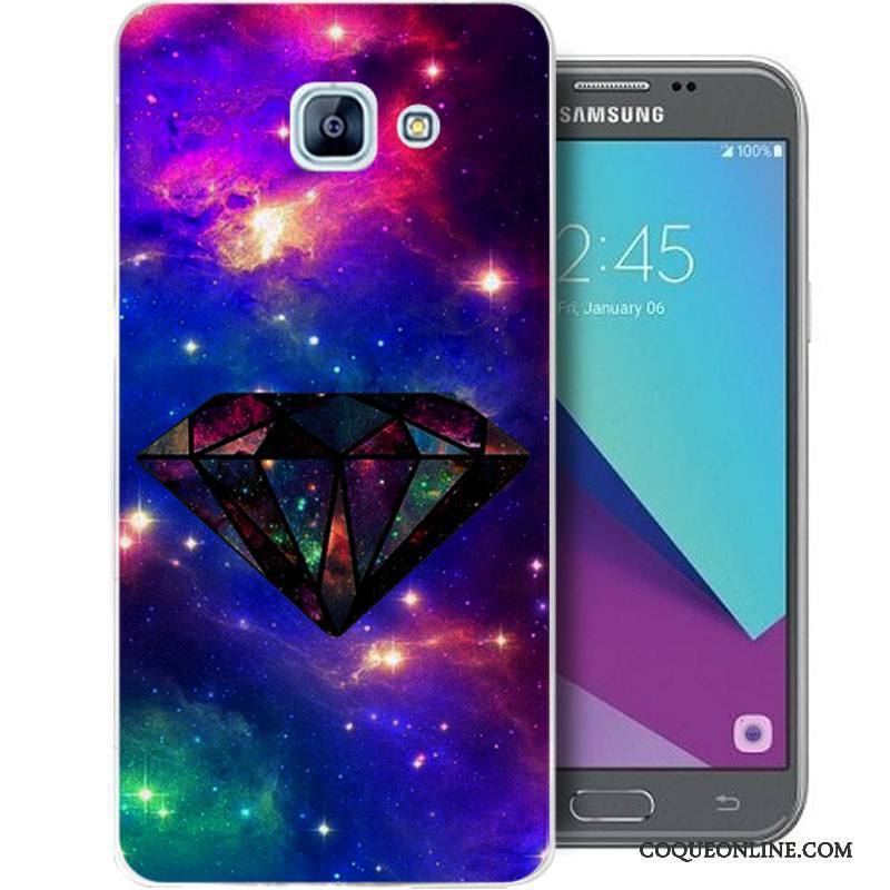 Samsung Galaxy A5 2017 Protection Fluide Doux Coque De Téléphone Silicone Incassable Étui Peinture