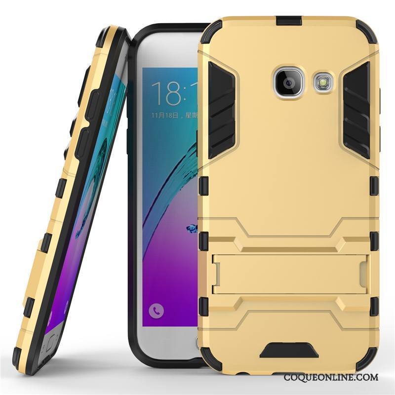 Samsung Galaxy A5 2017 Étoile Incassable Silicone Difficile Protection Coque Bleu