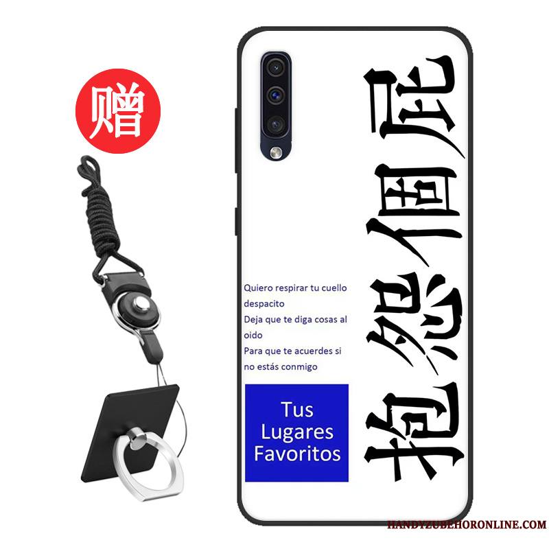 Samsung Galaxy A50 Coque De Téléphone Bleu Frais Tempérer Étui Étoile Modèle