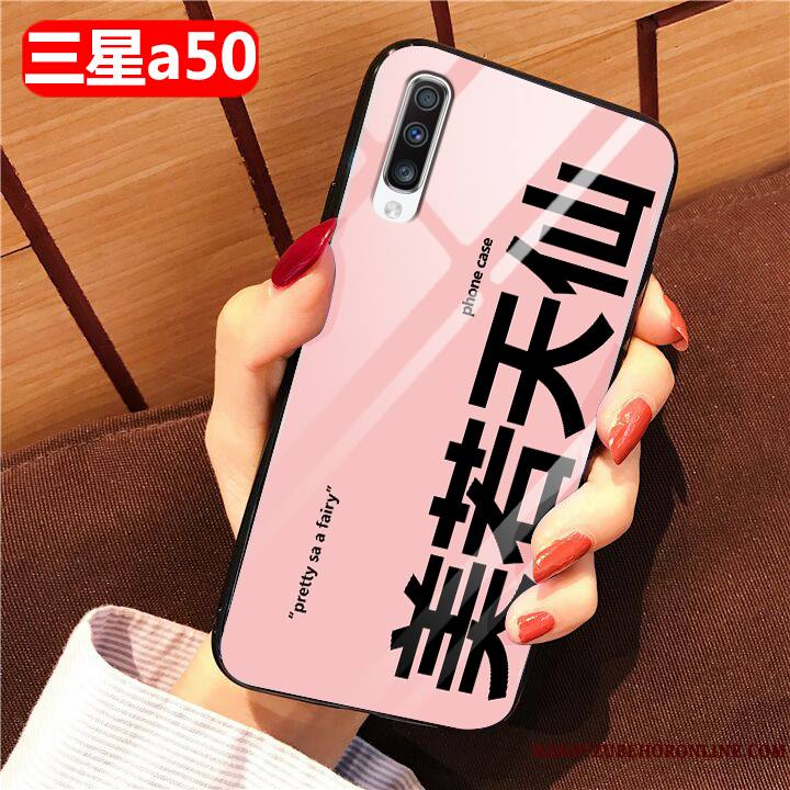 Samsung Galaxy A50 Coque De Téléphone Dessin Animé Protection Fluide Doux Verre Tout Compris Étui