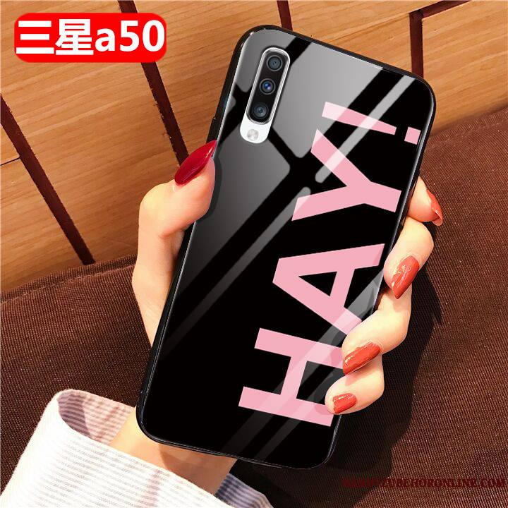 Samsung Galaxy A50 Coque De Téléphone Dessin Animé Protection Fluide Doux Verre Tout Compris Étui