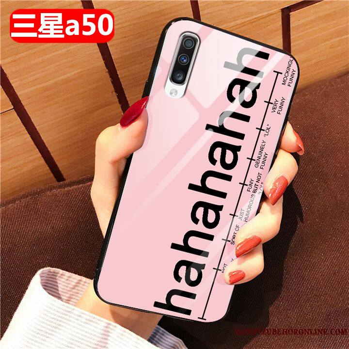 Samsung Galaxy A50 Coque De Téléphone Dessin Animé Protection Fluide Doux Verre Tout Compris Étui