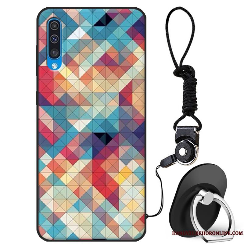 Samsung Galaxy A50 Coque Incassable Tout Compris Fluide Doux Personnalité Silicone Étoile Créatif