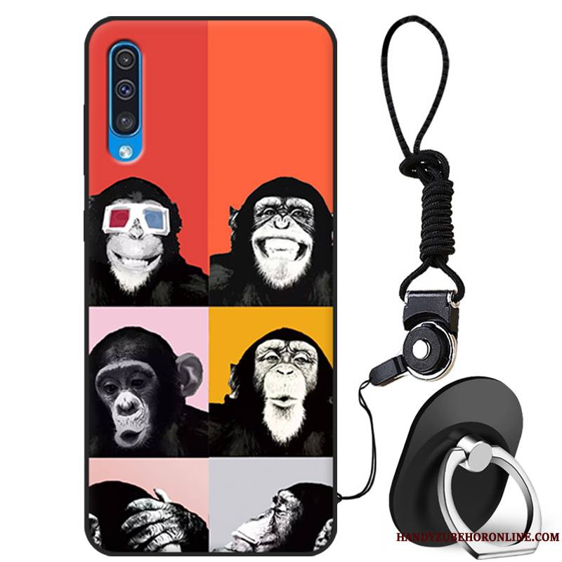 Samsung Galaxy A50 Coque Incassable Tout Compris Fluide Doux Personnalité Silicone Étoile Créatif