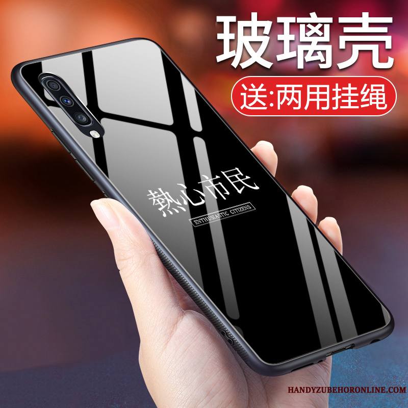 Samsung Galaxy A50 Coque Tendance Personnalité Protection Nouveau Créatif Incassable Noir