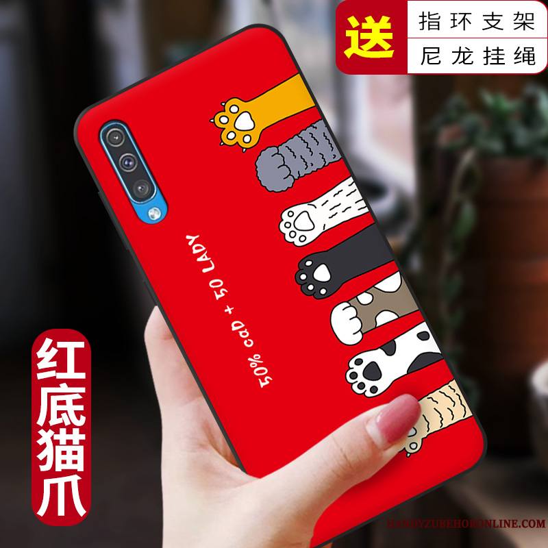 Samsung Galaxy A50 Coque Tout Compris Charmant Personnalité Dessin Animé Silicone Tendance Fluide Doux