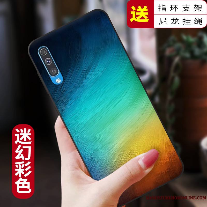 Samsung Galaxy A50 Coque Tout Compris Charmant Personnalité Dessin Animé Silicone Tendance Fluide Doux