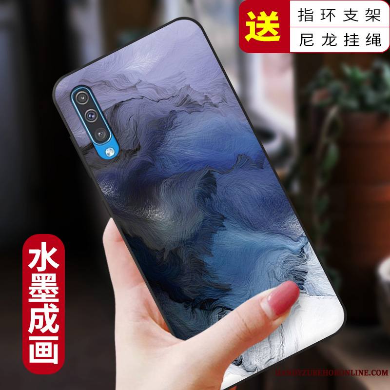 Samsung Galaxy A50 Coque Tout Compris Charmant Personnalité Dessin Animé Silicone Tendance Fluide Doux