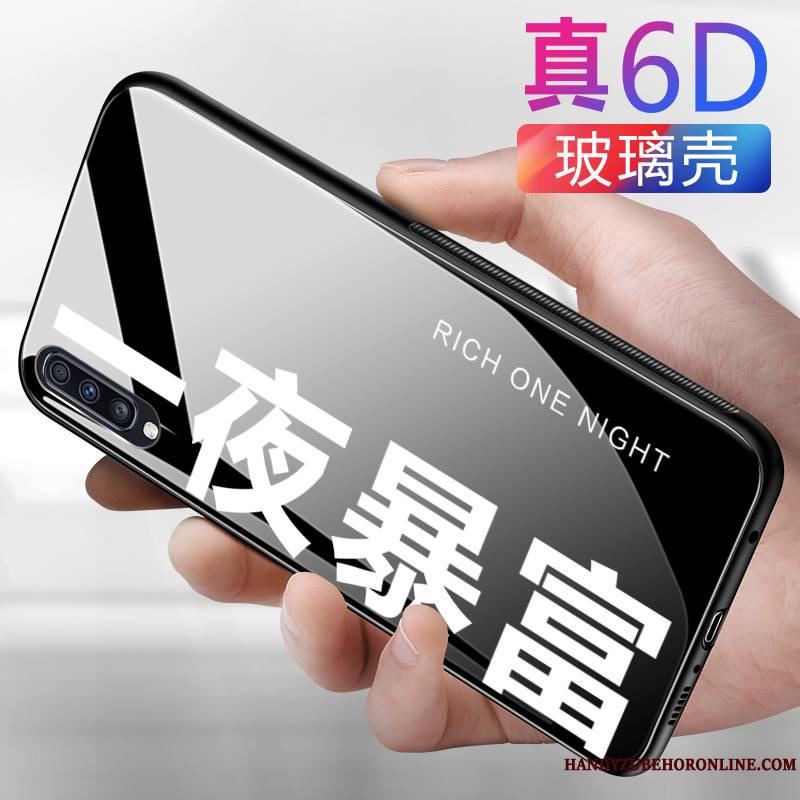 Samsung Galaxy A50 Coque Tout Compris Protection Verre Incassable Étui Créatif Miroir