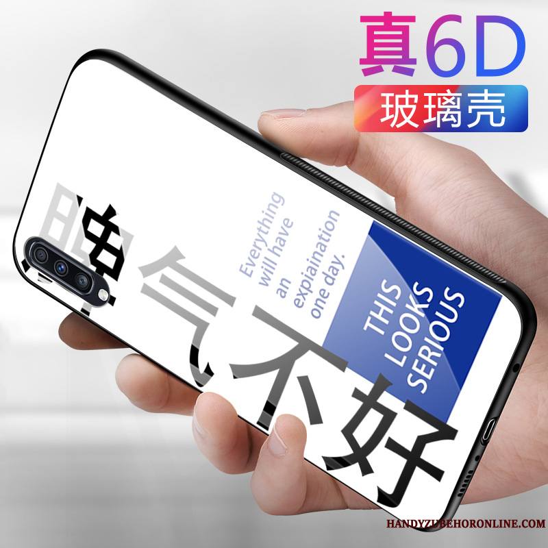 Samsung Galaxy A50 Coque Tout Compris Protection Verre Incassable Étui Créatif Miroir