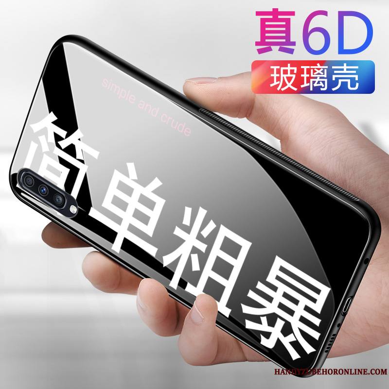 Samsung Galaxy A50 Coque Tout Compris Protection Verre Incassable Étui Créatif Miroir