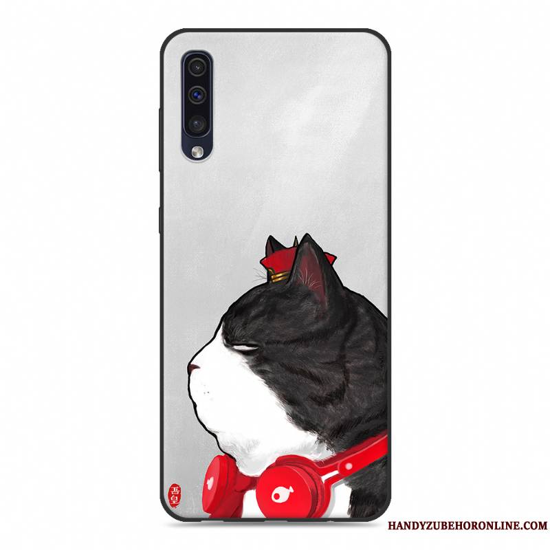 Samsung Galaxy A50 Coque Étoile Tendance Étui Amoureux Nouveau Fluide Doux