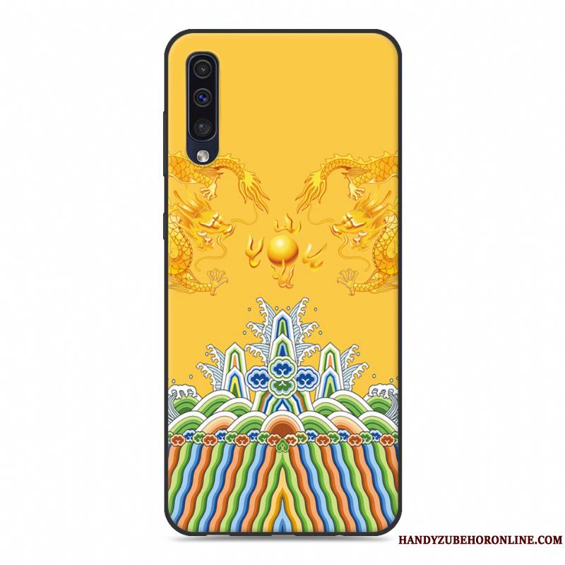 Samsung Galaxy A50 Coque Étoile Tendance Étui Amoureux Nouveau Fluide Doux