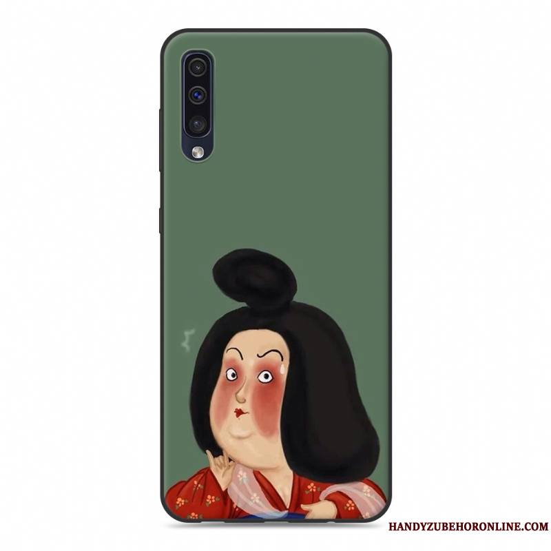 Samsung Galaxy A50 Coque Étoile Tendance Étui Amoureux Nouveau Fluide Doux