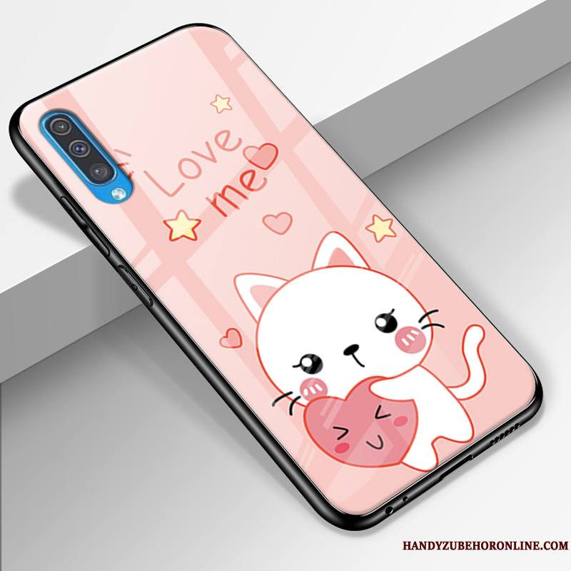 Samsung Galaxy A50 Dessin Animé Tout Compris Charmant Verre Étoile Étui Coque De Téléphone