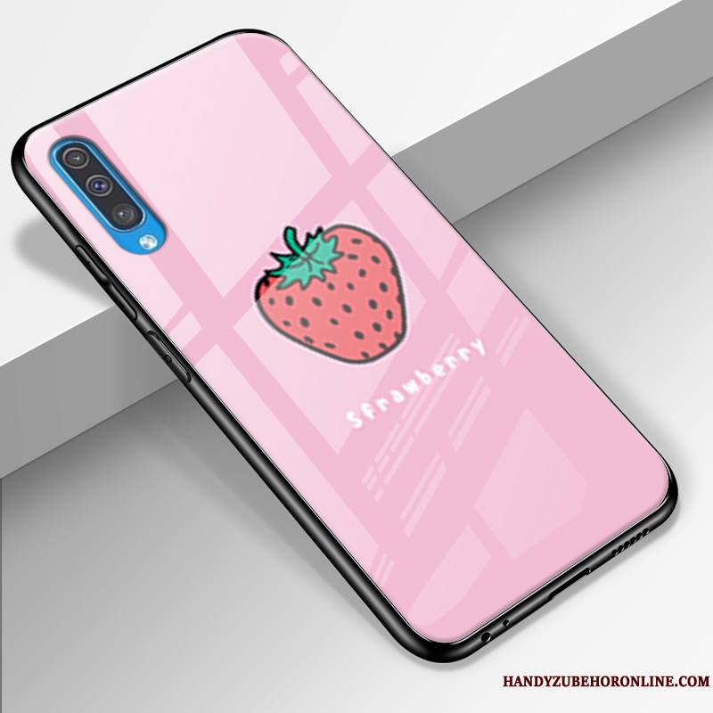 Samsung Galaxy A50 Dessin Animé Tout Compris Charmant Verre Étoile Étui Coque De Téléphone