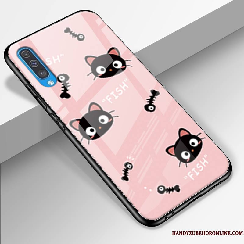 Samsung Galaxy A50 Dessin Animé Tout Compris Charmant Verre Étoile Étui Coque De Téléphone