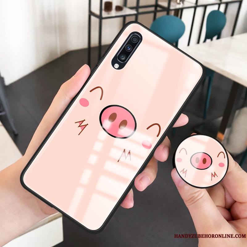 Samsung Galaxy A50 Difficile Protection Charmant Jaune Personnalité Dessin Animé Coque De Téléphone