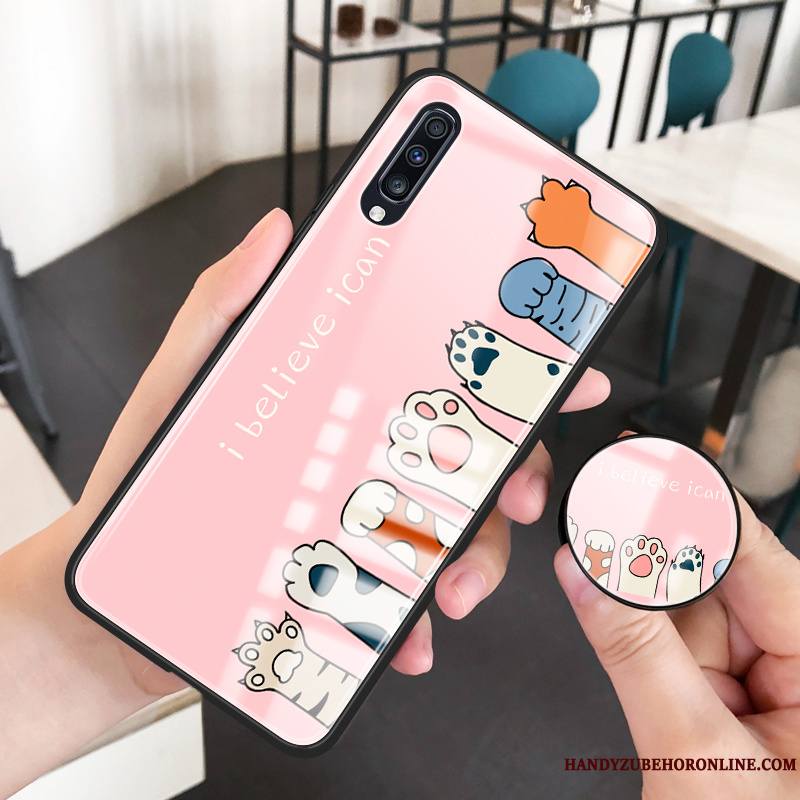 Samsung Galaxy A50 Difficile Protection Charmant Jaune Personnalité Dessin Animé Coque De Téléphone