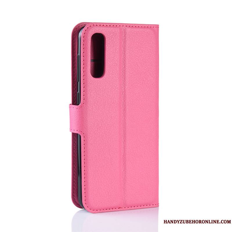 Samsung Galaxy A50 Housse Noir Protection Étui En Cuir Coque De Téléphone Portefeuille Étoile