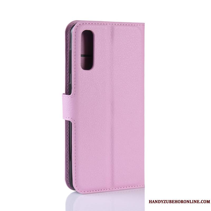 Samsung Galaxy A50 Housse Noir Protection Étui En Cuir Coque De Téléphone Portefeuille Étoile