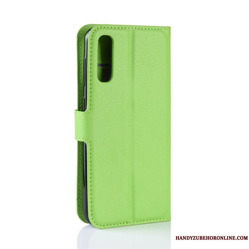 Samsung Galaxy A50 Housse Noir Protection Étui En Cuir Coque De Téléphone Portefeuille Étoile