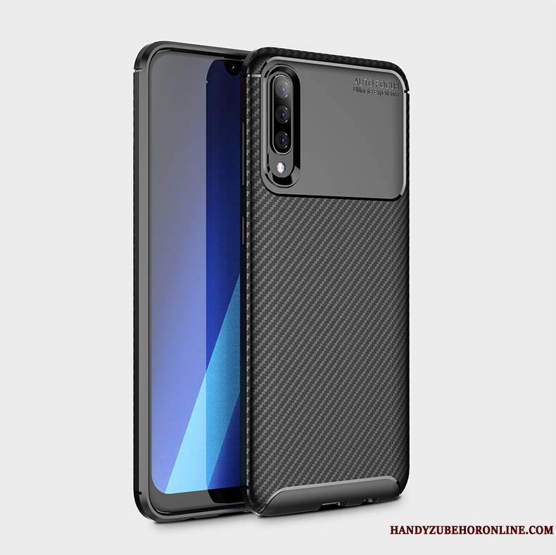 Samsung Galaxy A50 Incassable Coque De Téléphone Bleu Étoile Fluide Doux Protection Silicone