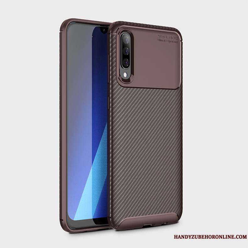 Samsung Galaxy A50 Incassable Coque De Téléphone Bleu Étoile Fluide Doux Protection Silicone