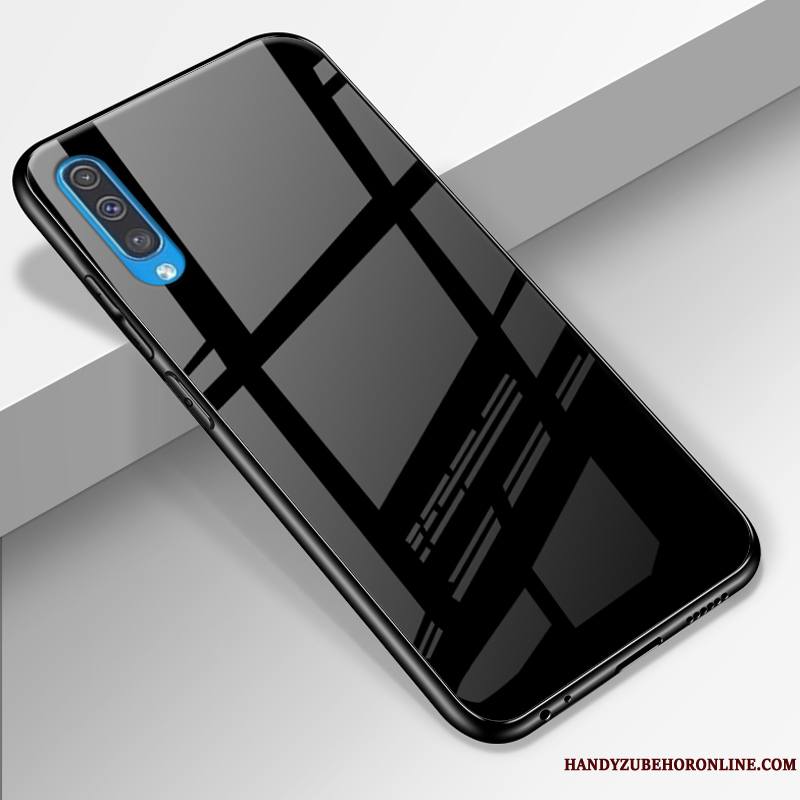 Samsung Galaxy A50 Luxe Protection Coque De Téléphone Rouge Étui Verre Personnalité