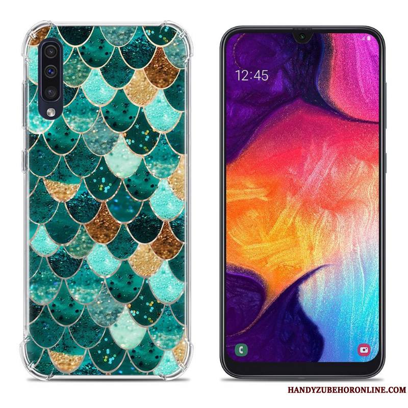 Samsung Galaxy A50 Protection Créatif Étoile Téléphone Portable Fluide Doux Incassable Coque