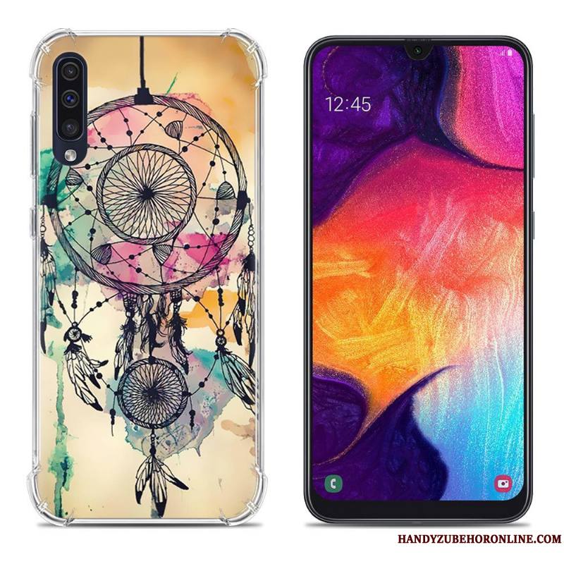 Samsung Galaxy A50 Protection Créatif Étoile Téléphone Portable Fluide Doux Incassable Coque