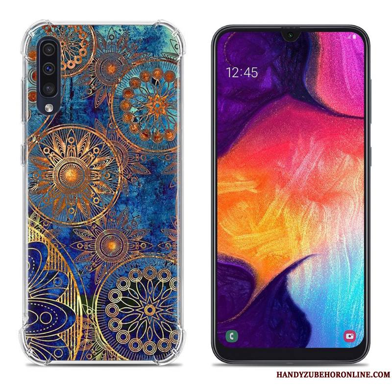 Samsung Galaxy A50 Protection Créatif Étoile Téléphone Portable Fluide Doux Incassable Coque